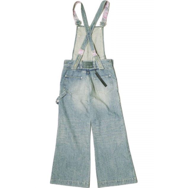 Other Other Ballet by BACKLASH Camouflage Suede Denim Overall Cotton Jeans RL954-01 DUTY FREE for USA Size ONE SIZE - 2 Thumbnail