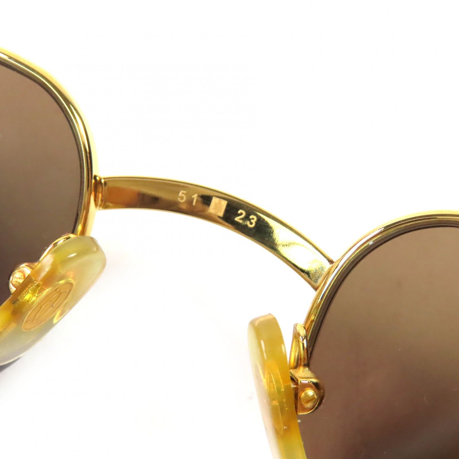 Cartier Cartier Cartier Trinity Half Rim Sunglasses Metal Sunglasses DUTY FREE for USA Size ONE SIZE - 9 Thumbnail