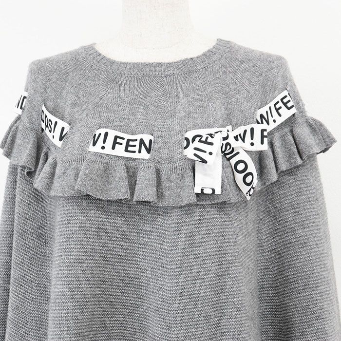 Fendi Fendi Fendi WOW! OOPS! Wool Blend Cape Others Tops DUTY FREE for USA Size ONE SIZE - 2 Thumbnail
