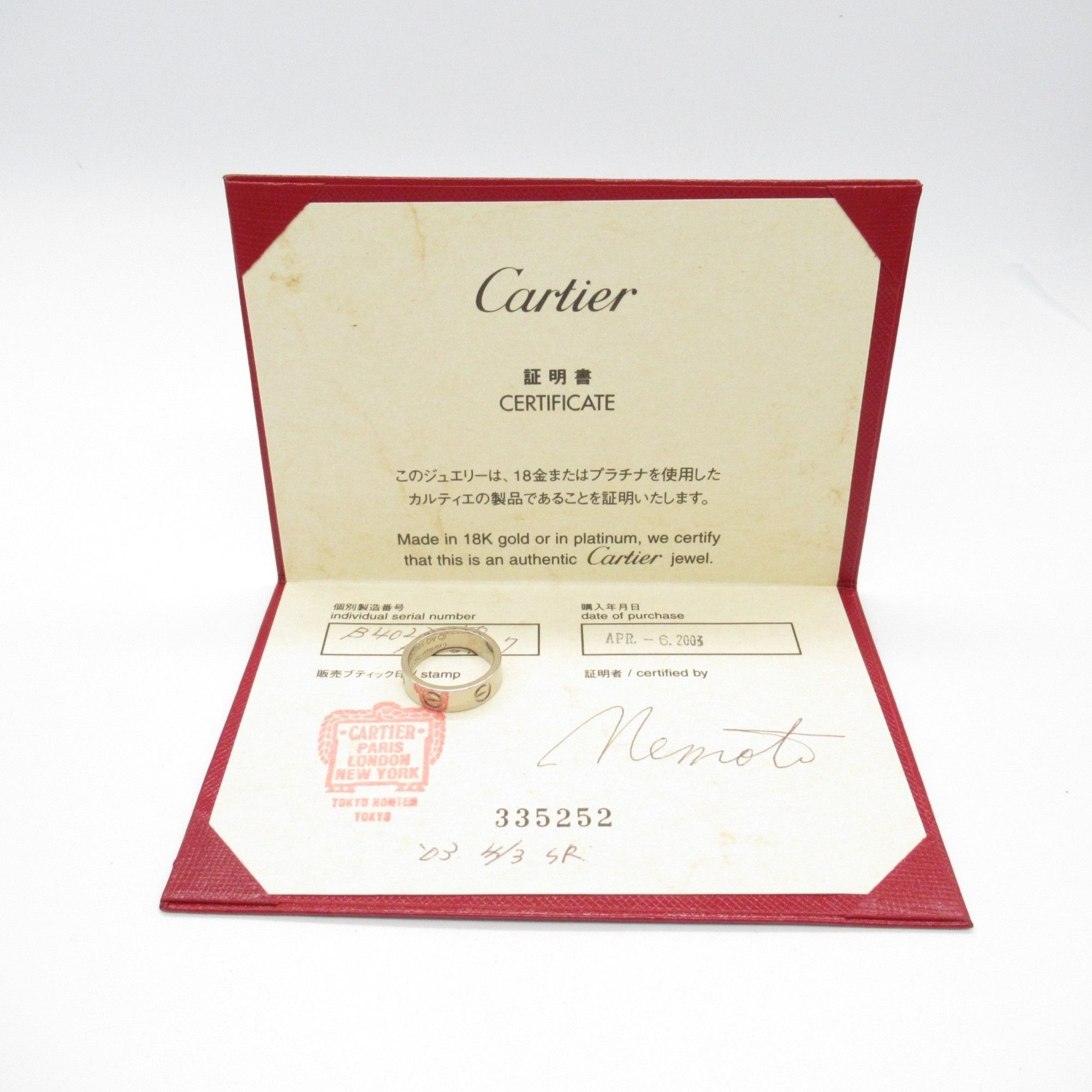 Cartier Cartier Love ring Size ONE SIZE - 6 Thumbnail