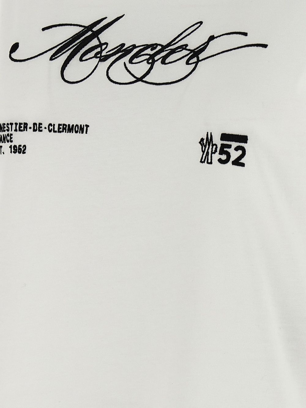 Moncler LOGO COTTON T-SHIRT Size XS / US 0-2 / IT 36-38 - 4 Thumbnail