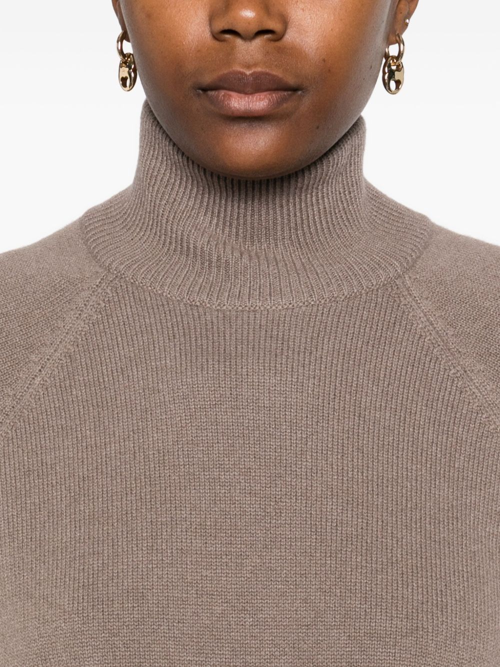 Brunello Cucinelli WOOL TURTLE-NECK SWEATER Size L / US 10 / IT 46 - 4 Thumbnail