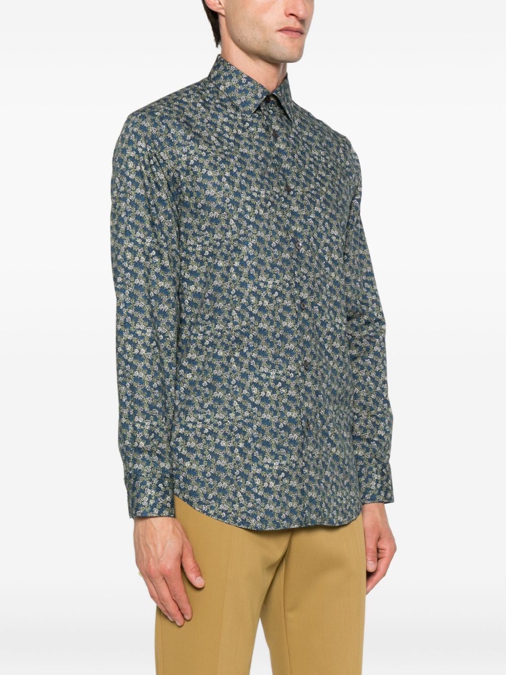 Paul Smith PRINTED SHIRT Size US XXL / EU 58 / 5 - 5 Thumbnail