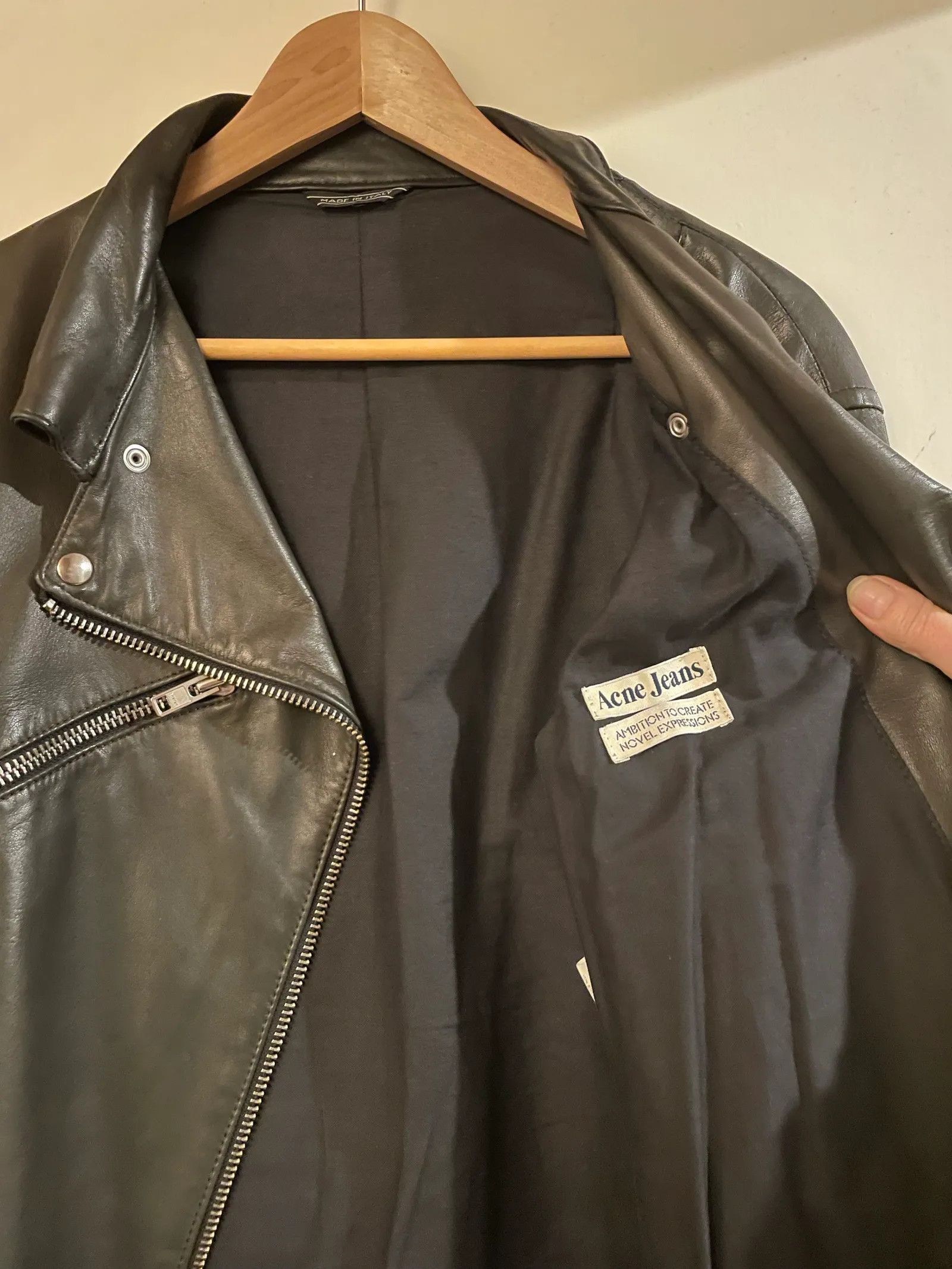 Acne Studios Acne Studios Leather Jacket Size M / US 6-8 / IT 42-44 - 2 Thumbnail