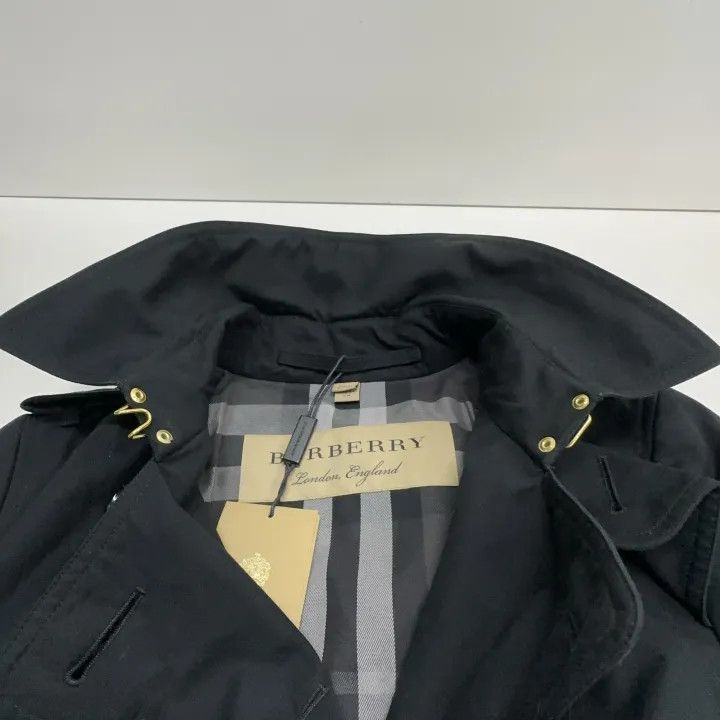 Burberry Burberry Black Double-Breasted Long Sleeve Trench Coat Size US S / EU 44-46 / 1 - 7 Thumbnail