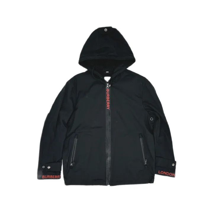 Burberry Burberry Logo Hooded Jacket for Men Size US M / EU 48-50 / 2 - 2 Thumbnail
