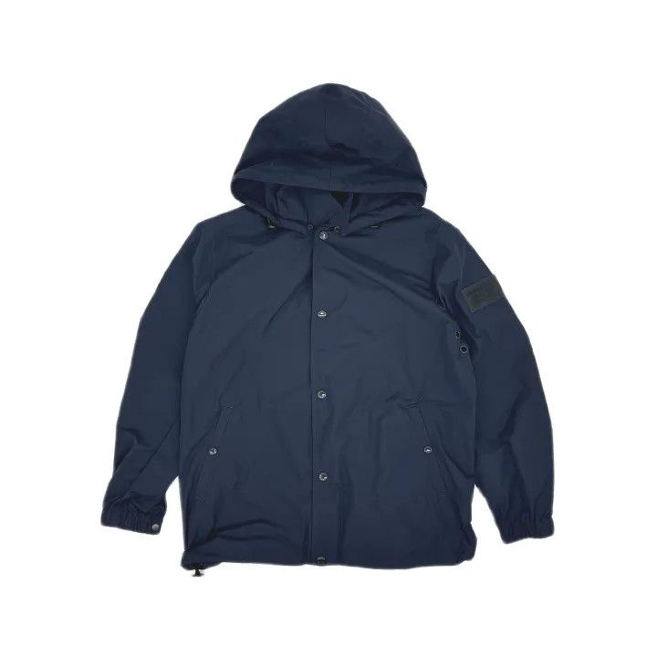 Burberry Burberry Hooded Jacket in Dark Blue Size US L / EU 52-54 / 3 - 2 Thumbnail