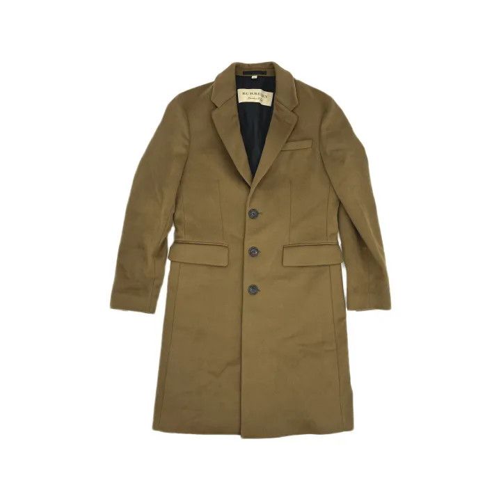 Burberry Burberry Brown Wool Blend Long Coat for Men Size US L / EU 52-54 / 3 - 2 Thumbnail