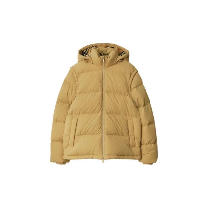 Burberry Burberry Hooded Puffer Jacket in Linen Color Size US L / EU 52-54 / 3 - 2 Thumbnail
