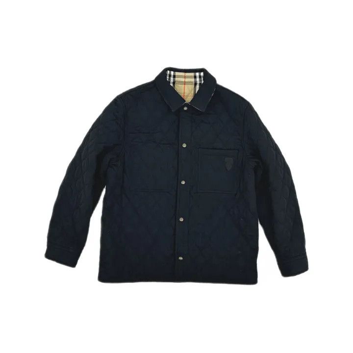 Burberry Burberry Logo Quilted Long Sleeve Cotton Jacket Size US M / EU 48-50 / 2 - 2 Thumbnail