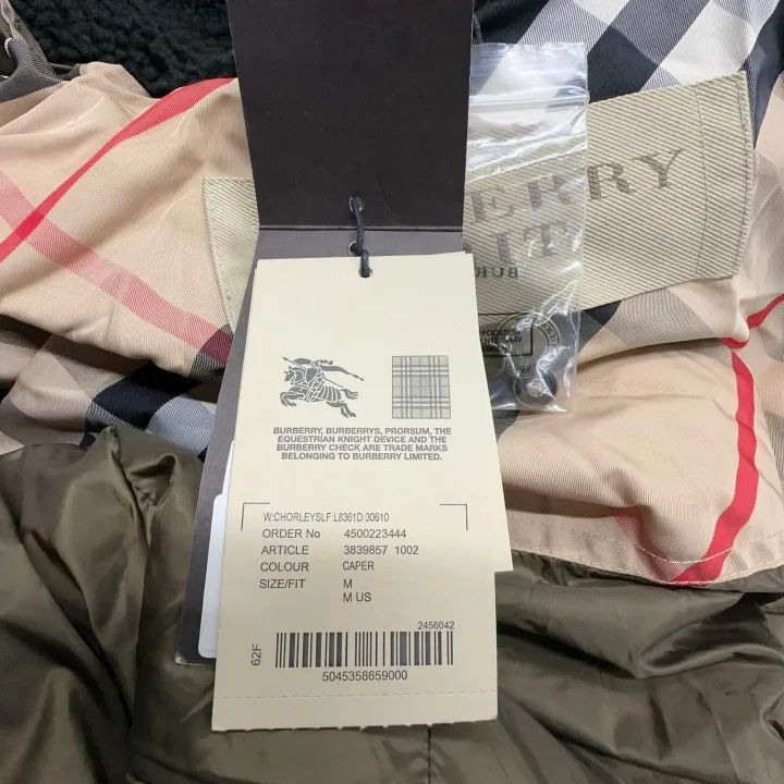 Burberry Burberry Casual Solid Zip Puffer Jacket Size US M / EU 48-50 / 2 - 6 Thumbnail