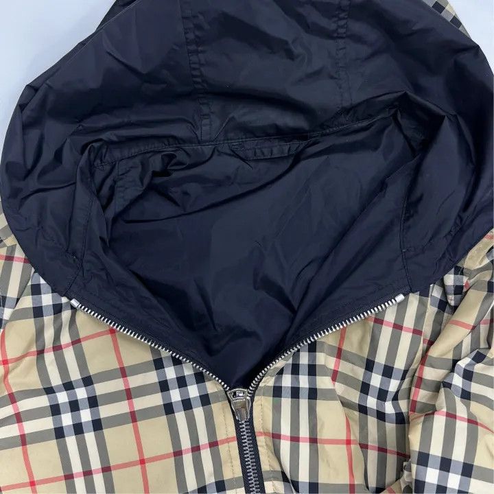 Burberry Burberry Vintage Reversible Checked Hooded Jacket Size US S / EU 44-46 / 1 - 5 Thumbnail