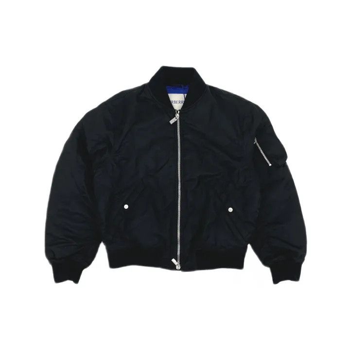Burberry Burberry Black Zip-Up Bomber Jacket for Men Size US S / EU 44-46 / 1 - 2 Thumbnail