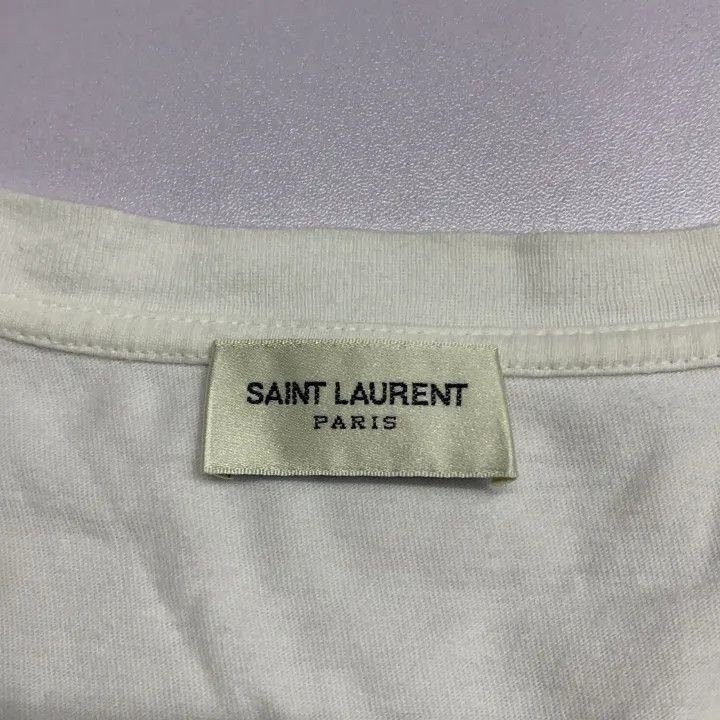 Saint Laurent Paris Saint Laurent Cotton Simple Radio Print T-Shirt Size US S / EU 44-46 / 1 - 3 Thumbnail