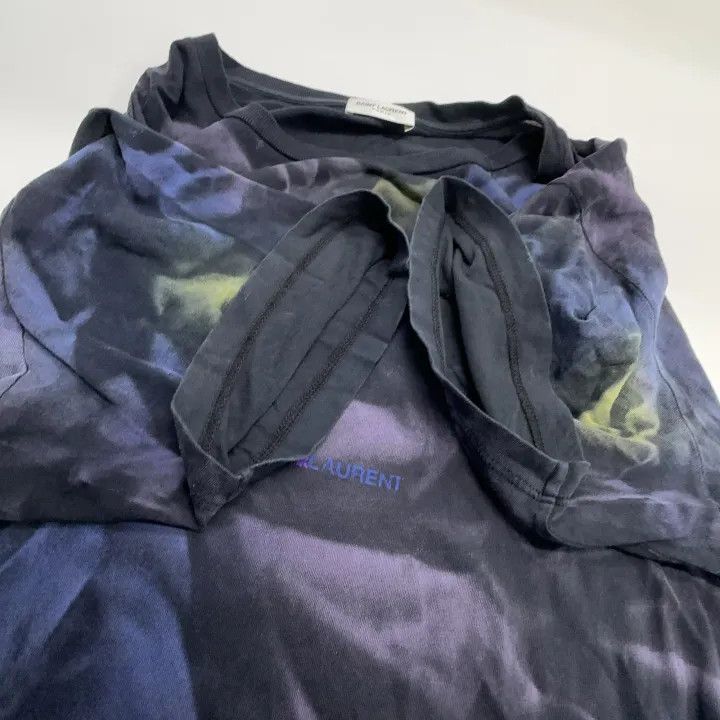 Saint Laurent Paris Saint Laurent Tie-Dye Short Sleeve T-Shirt Size US L / EU 52-54 / 3 - 7 Thumbnail