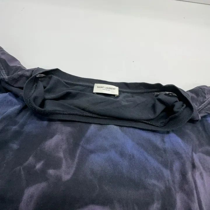 Saint Laurent Paris Saint Laurent Tie-Dye Short Sleeve T-Shirt Size US L / EU 52-54 / 3 - 6 Thumbnail