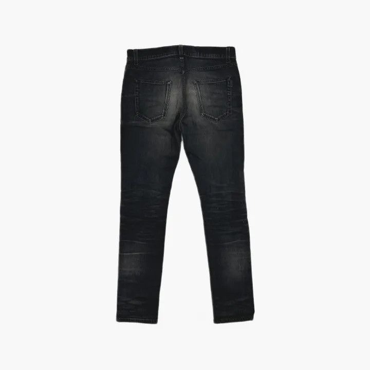 Saint Laurent Paris Yves Saint Laurent Black Denim Pants Size US 30 / EU 46 - 3 Thumbnail