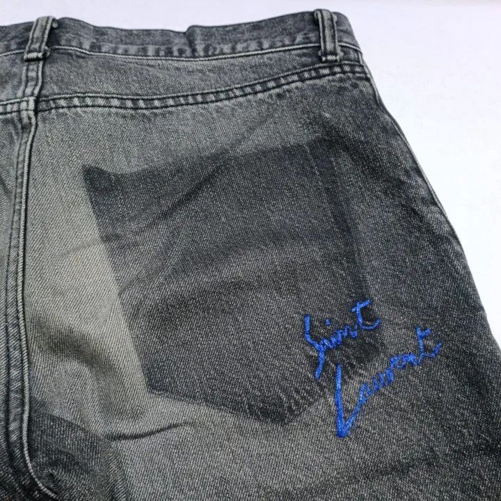Saint Laurent Paris Yves Saint Laurent Black Casual Long Jeans Size US 30 / EU 46 - 11 Thumbnail