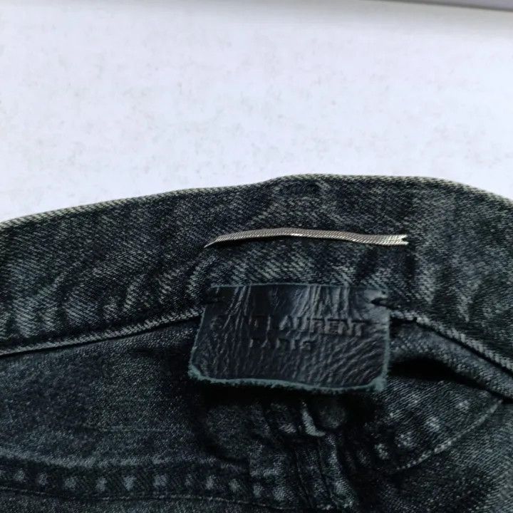 Saint Laurent Paris Yves Saint Laurent Black Casual Long Jeans Size US 30 / EU 46 - 4 Thumbnail