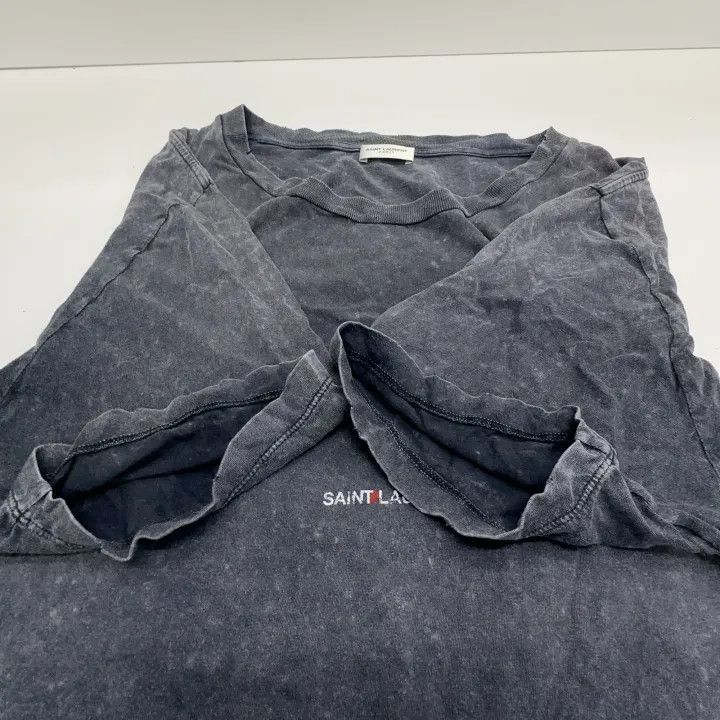 Saint Laurent Paris Saint Laurent Vintage Black Short Sleeve T-Shirt Size US XL / EU 56 / 4 - 8 Thumbnail