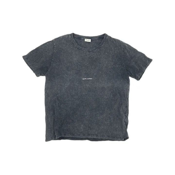 Saint Laurent Paris Saint Laurent Vintage Black Short Sleeve T-Shirt Size US XL / EU 56 / 4 - 2 Thumbnail
