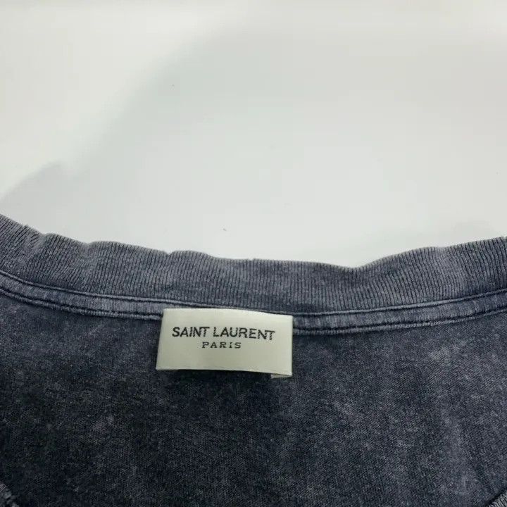 Saint Laurent Paris Saint Laurent Vintage Black Short Sleeve T-Shirt Size US XL / EU 56 / 4 - 5 Thumbnail