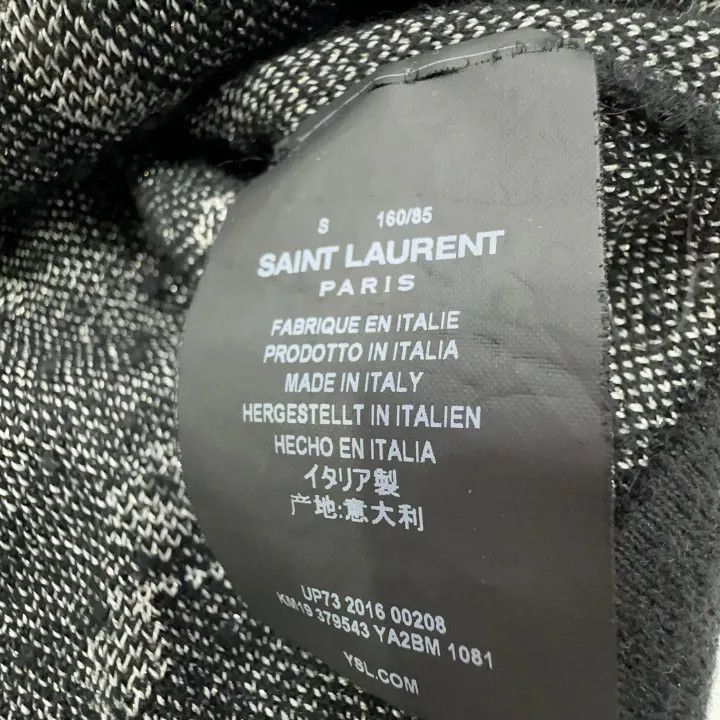 Saint Laurent Paris Yves Saint Laurent Printed Loose Long Sleeve Coat Size US S / EU 44-46 / 1 - 4 Thumbnail
