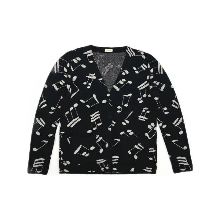 Saint Laurent Paris Yves Saint Laurent Printed Loose Long Sleeve Coat Size US S / EU 44-46 / 1 - 2 Thumbnail