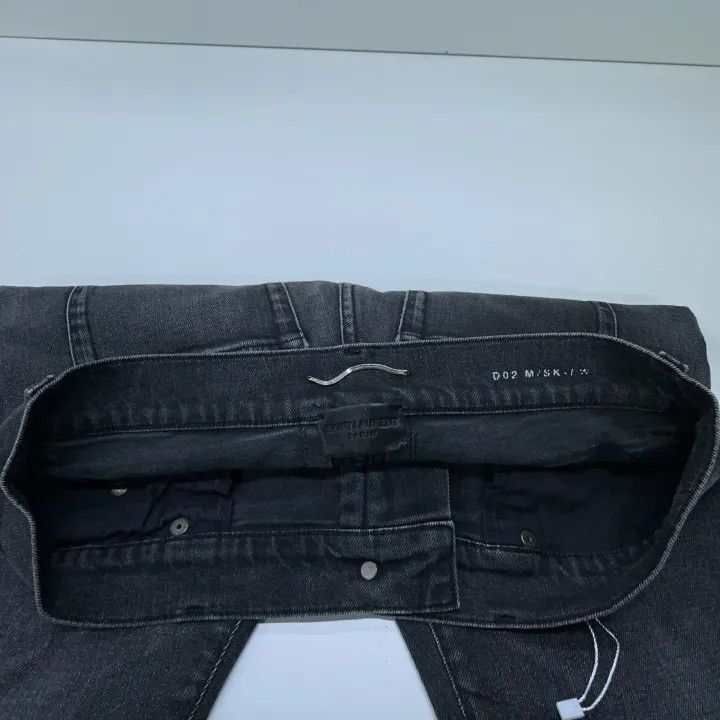 Saint Laurent Paris Saint Laurent Black Wash Distressed Denim Pants Size US 30 / EU 46 - 6 Thumbnail
