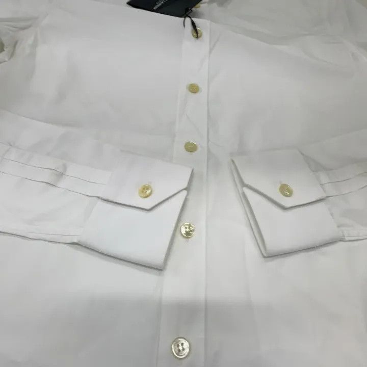 Saint Laurent Paris Saint Laurent Classic White Long Sleeve Shirt Size US S / EU 44-46 / 1 - 9 Thumbnail