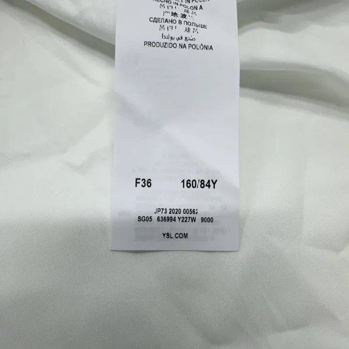 Saint Laurent Paris Saint Laurent Classic White Long Sleeve Shirt Size US S / EU 44-46 / 1 - 7 Thumbnail