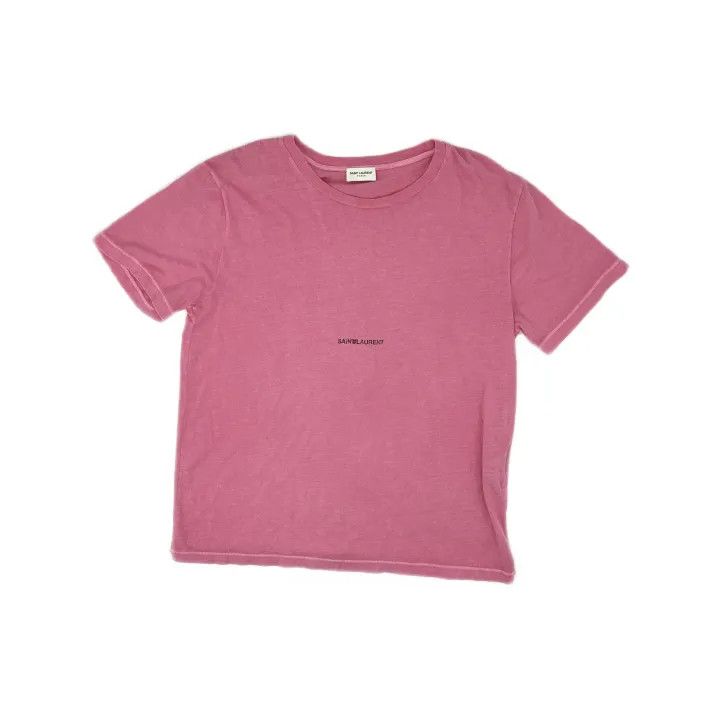 Saint Laurent Paris Yves Saint Laurent Pink Short Sleeve T-shirt Size US M / EU 48-50 / 2 - 2 Thumbnail