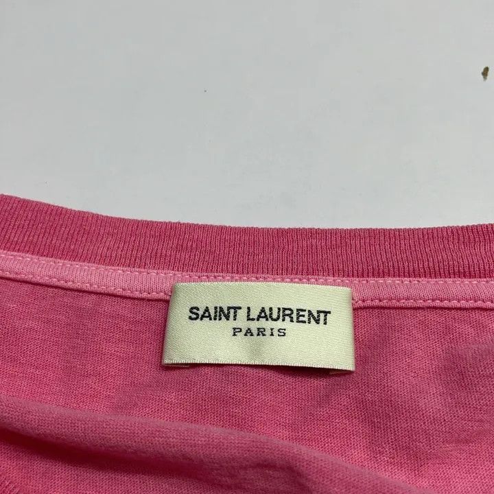 Saint Laurent Paris Yves Saint Laurent Pink Short Sleeve T-shirt Size US M / EU 48-50 / 2 - 4 Thumbnail