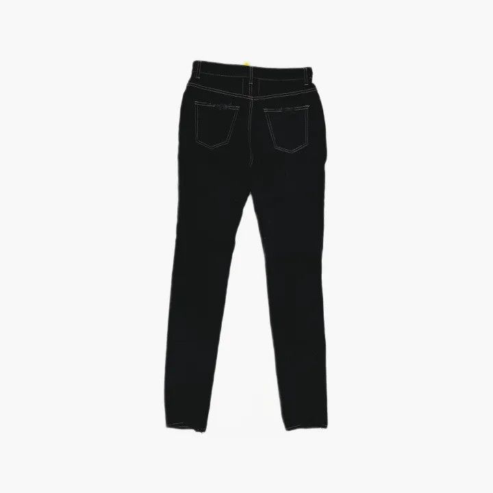 Saint Laurent Paris Saint Laurent Black Distressed Denim Pants Size US 29 - 3 Thumbnail