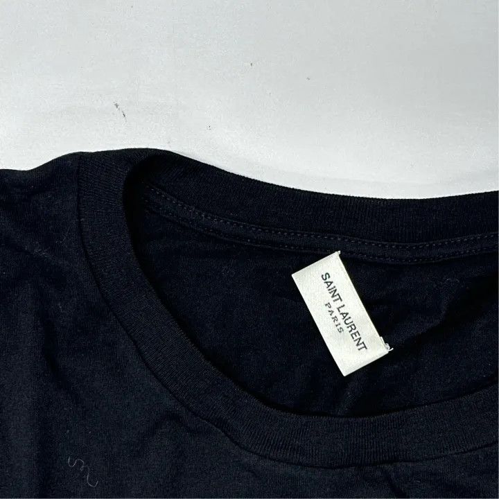 Saint Laurent Paris Saint Laurent Black Heart Graphic T-Shirt for Men Size US XXL / EU 58 / 5 - 3 Thumbnail