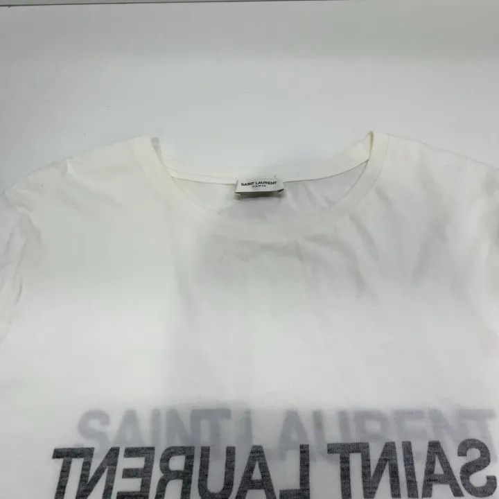Saint Laurent Paris Saint Laurent Logo Short Sleeve T-Shirt Size US XL / EU 56 / 4 - 7 Thumbnail