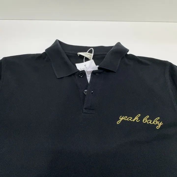 Saint Laurent Paris Yves Saint Laurent Short Polo Shirt with Embroidery Size US M / EU 48-50 / 2 - 9 Thumbnail