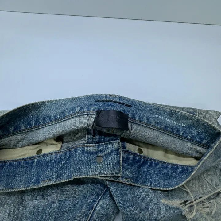Saint Laurent Paris Yves Saint Laurent Distressed Blue Denim Pants Size US 28 / EU 44 - 8 Thumbnail