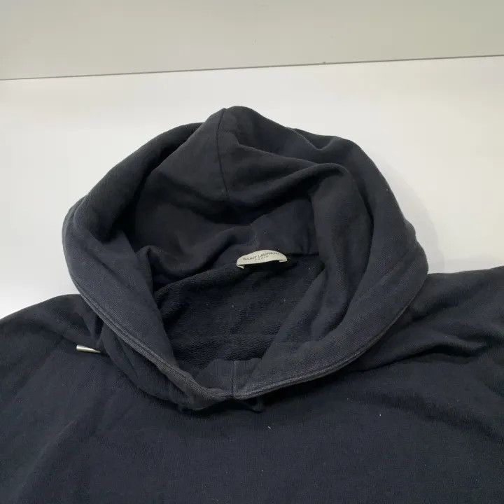 Saint Laurent Paris Saint Laurent Black Hoodie for Men and Women Size US S / EU 44-46 / 1 - 10 Thumbnail