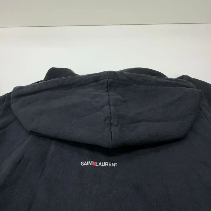 Saint Laurent Paris Saint Laurent Black Hoodie for Men and Women Size US S / EU 44-46 / 1 - 9 Thumbnail