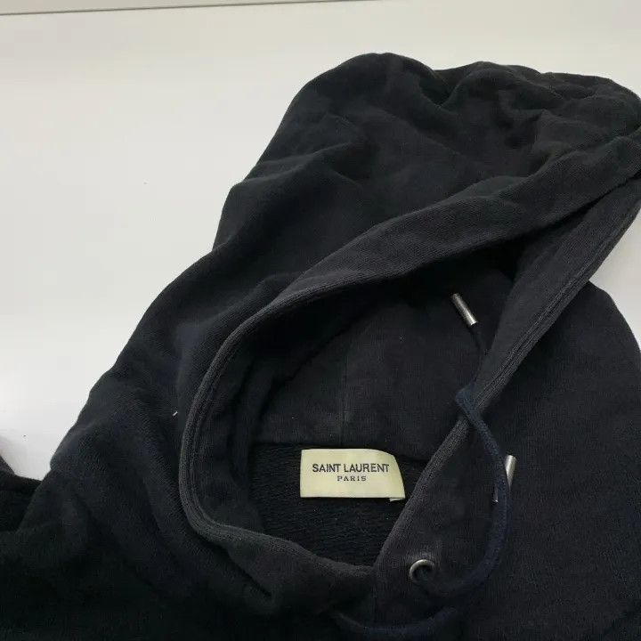Saint Laurent Paris Saint Laurent Black Hoodie for Men and Women Size US S / EU 44-46 / 1 - 5 Thumbnail