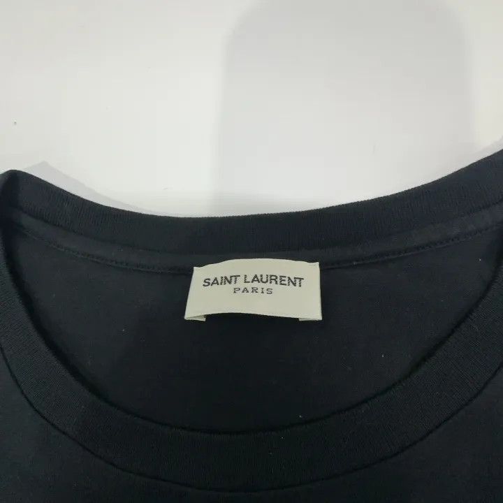 Saint Laurent Paris Saint Laurent Logo Print Short Sleeve T-Shirt Size US XS / EU 42 / 0 - 5 Thumbnail