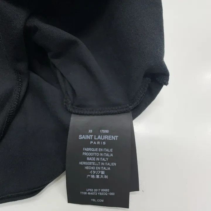 Saint Laurent Paris Saint Laurent Logo Print Short Sleeve T-Shirt Size US XS / EU 42 / 0 - 4 Thumbnail