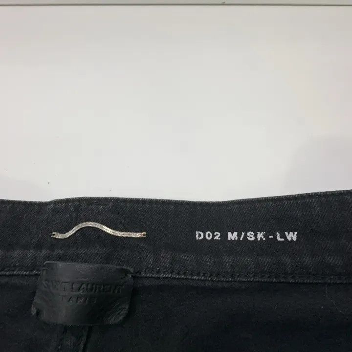 Saint Laurent Paris Saint Laurent Black Slim Fit Denim Pants Size US 32 / EU 48 - 4 Thumbnail