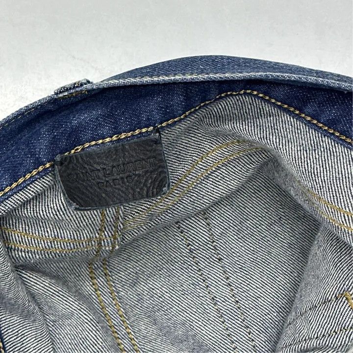 Saint Laurent Paris Saint Laurent Blue Straight Leg Jeans for Men Size US 30 / EU 46 - 5 Thumbnail