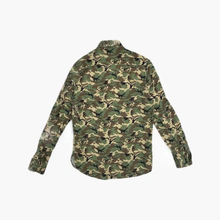 Saint Laurent Paris Saint Laurent Camouflage Long Sleeve Shirt Size US M / EU 48-50 / 2 - 3 Thumbnail