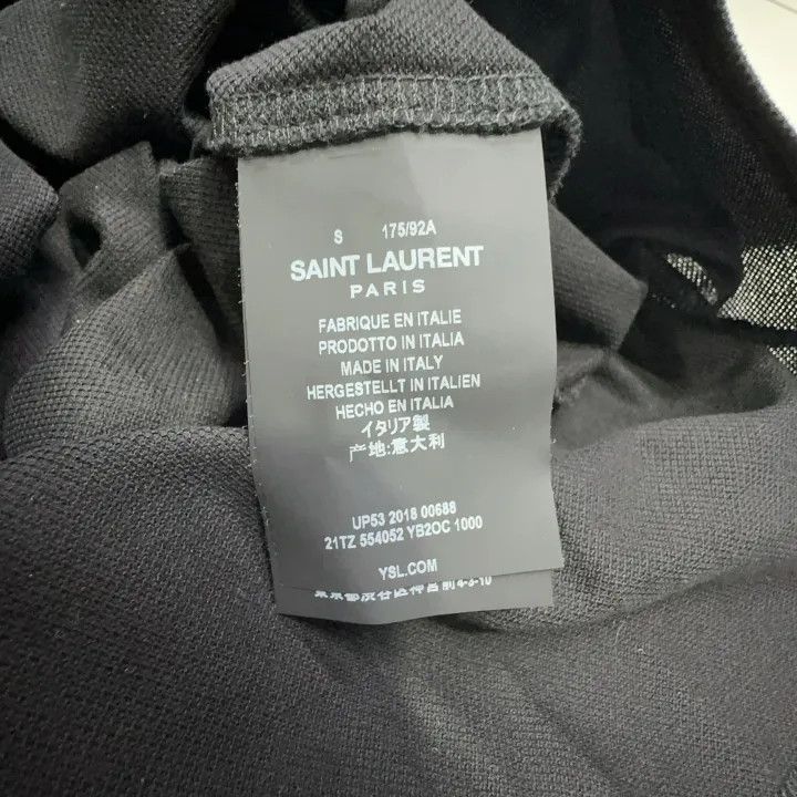 Saint Laurent Paris saint laurent shrot sleeve tee Size US S / EU 44-46 / 1 - 4 Thumbnail