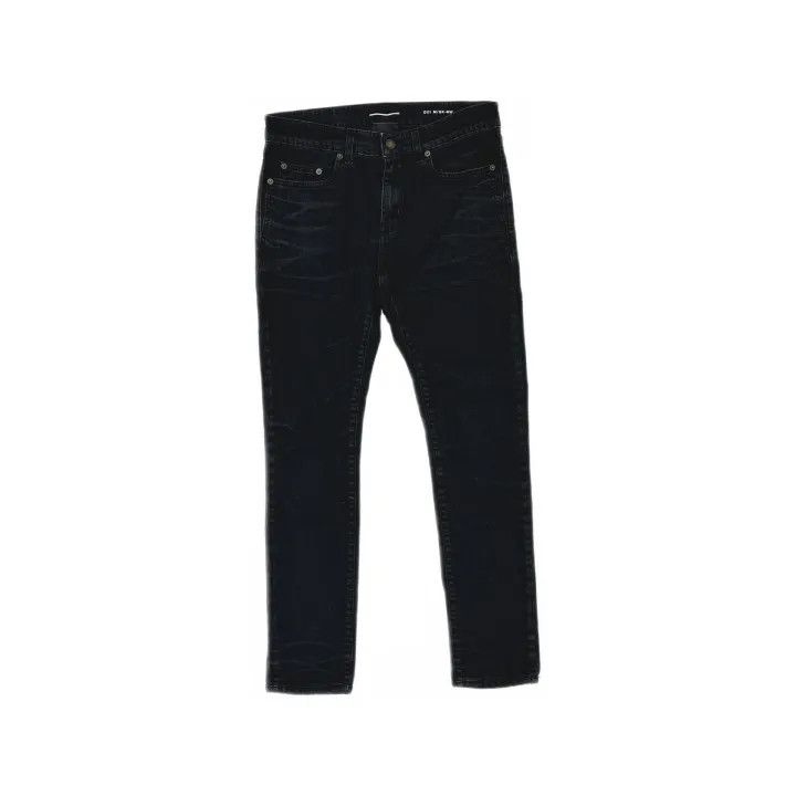Saint Laurent Paris Yves Saint Laurent Black Jeans Size US 29 - 2 Thumbnail