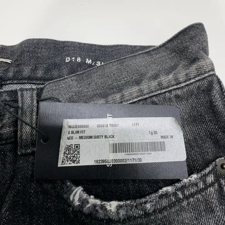 Saint Laurent Paris Saint Laurent Distressed Straight Leg Jeans Size US 30 / EU 46 - 4 Thumbnail
