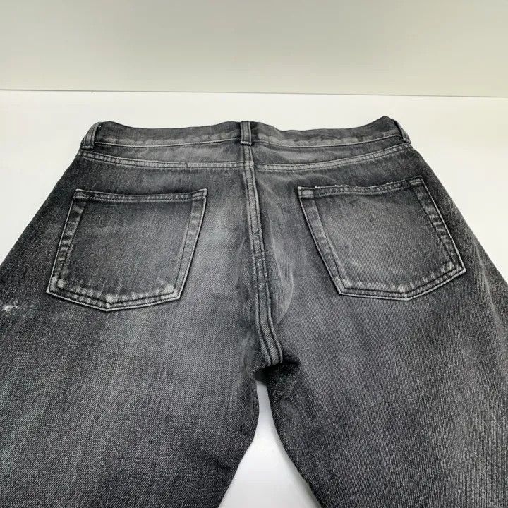 Saint Laurent Paris Saint Laurent Distressed Straight Leg Jeans Size US 30 / EU 46 - 9 Thumbnail
